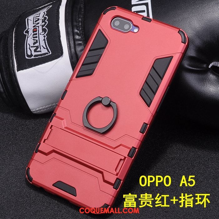 Étui Oppo A5 Difficile Incassable Téléphone Portable, Coque Oppo A5 Protection Fluide Doux