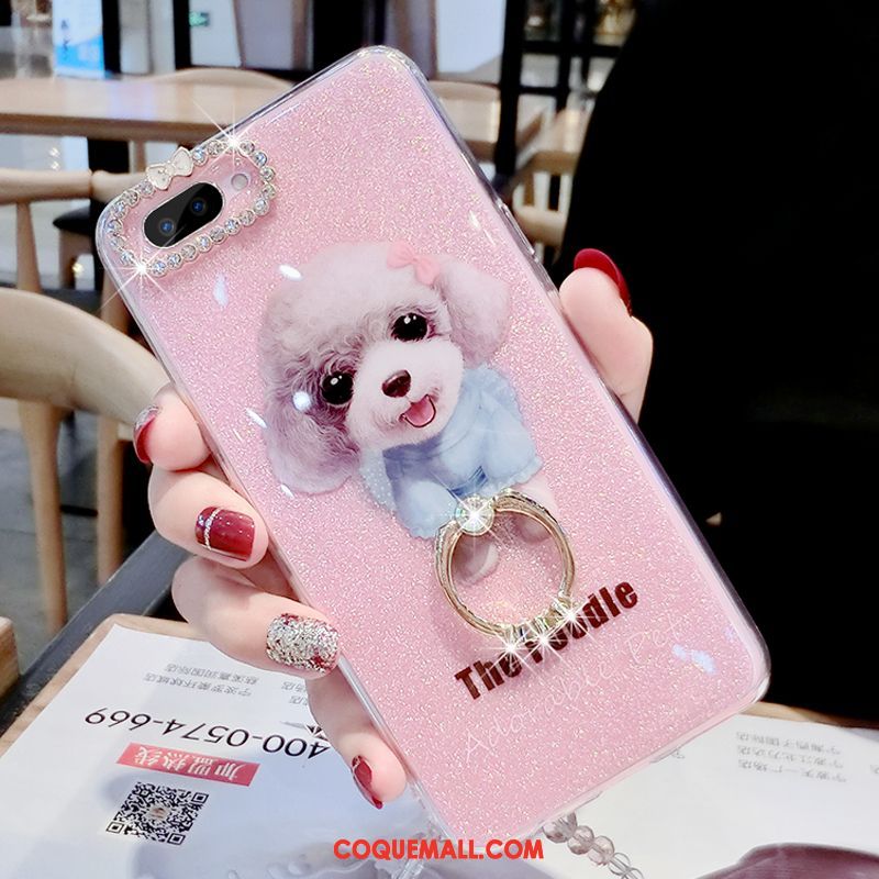 Étui Oppo A5 Fluide Doux Incassable Rose, Coque Oppo A5 Silicone Tout Compris