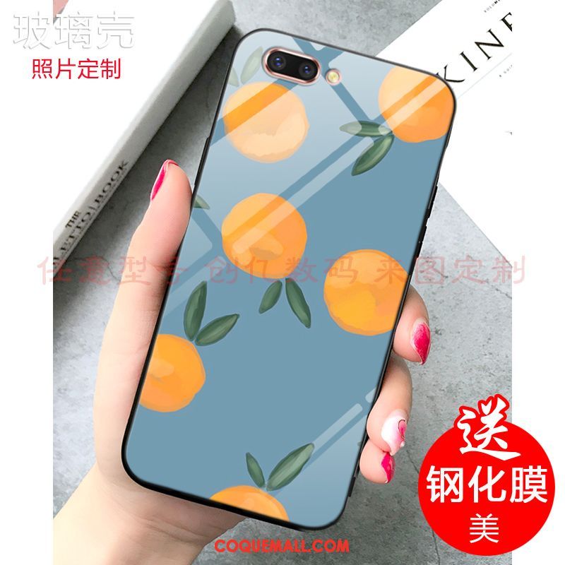 Étui Oppo A5 Fruit Personnalisé Frais, Coque Oppo A5 Bleu Citron