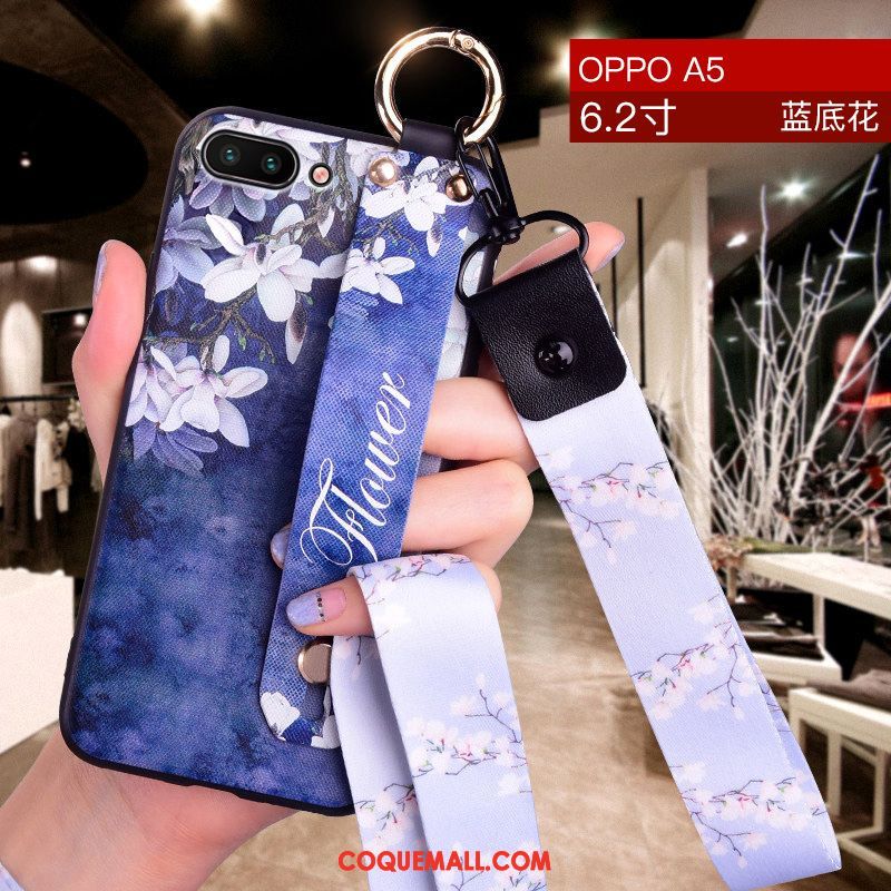 Étui Oppo A5 Incassable Très Mince Tendance, Coque Oppo A5 Silicone Tout Compris