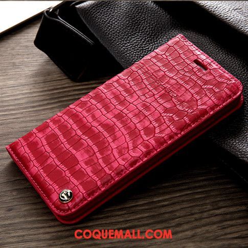 Étui Oppo A5 Incassable Téléphone Portable Protection, Coque Oppo A5 Rouge Carte