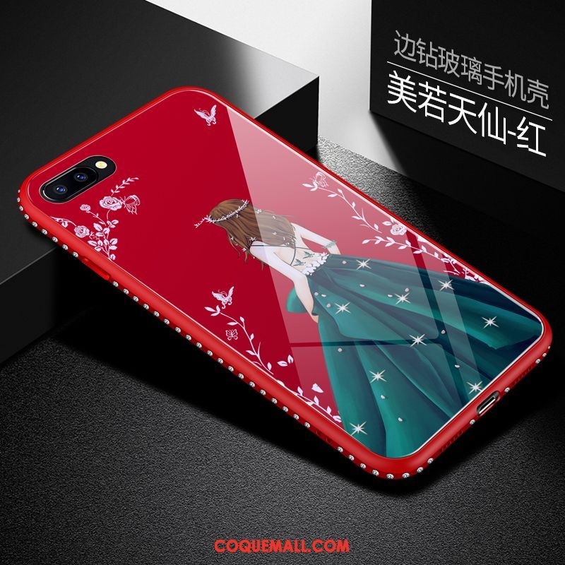 Étui Oppo A5 Net Rouge Téléphone Portable Créatif, Coque Oppo A5 Tout Compris Incassable