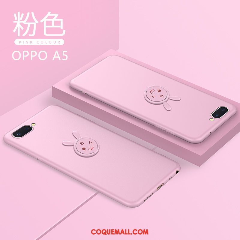 Étui Oppo A5 Ornements Suspendus Clair Marque De Tendance, Coque Oppo A5 Très Mince Dessin Animé