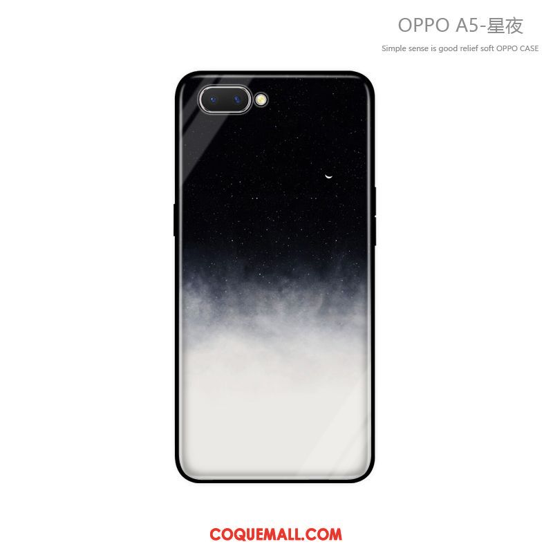 Étui Oppo A5 Tout Compris Clair Marque De Tendance, Coque Oppo A5 Incassable Fluide Doux