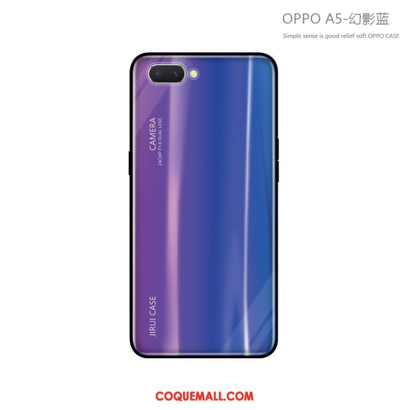 Étui Oppo A5 Tout Compris Clair Marque De Tendance, Coque Oppo A5 Incassable Fluide Doux