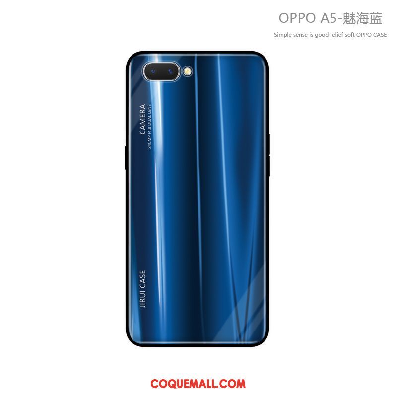 Étui Oppo A5 Tout Compris Clair Marque De Tendance, Coque Oppo A5 Incassable Fluide Doux