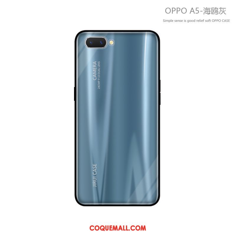 Étui Oppo A5 Tout Compris Clair Marque De Tendance, Coque Oppo A5 Incassable Fluide Doux