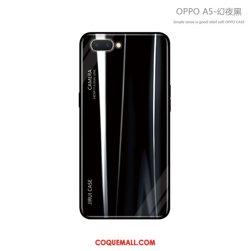 Étui Oppo A5 Tout Compris Clair Marque De Tendance, Coque Oppo A5 Incassable Fluide Doux