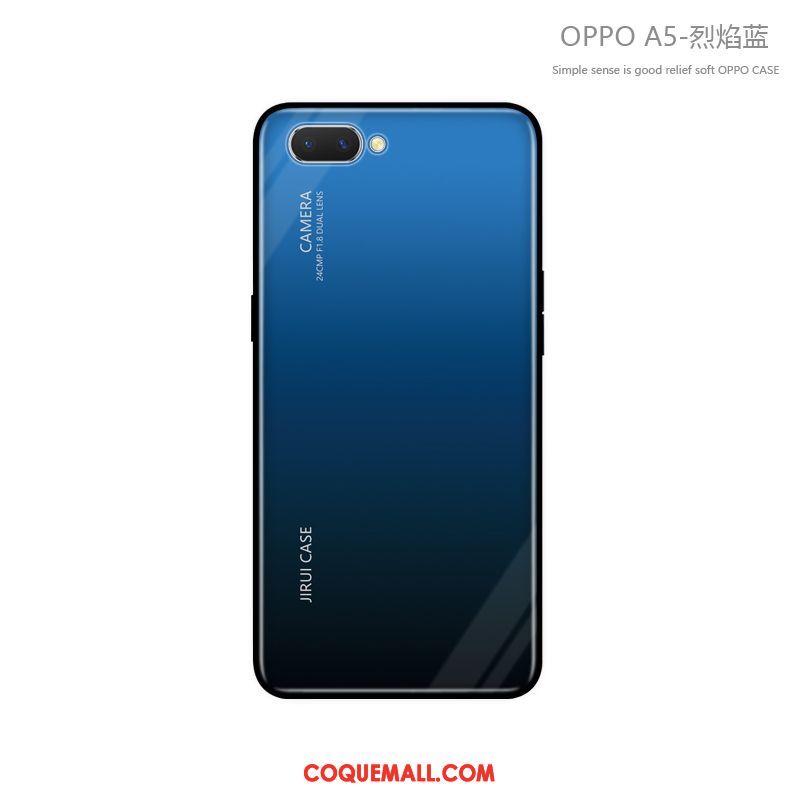 Étui Oppo A5 Tout Compris Clair Marque De Tendance, Coque Oppo A5 Incassable Fluide Doux