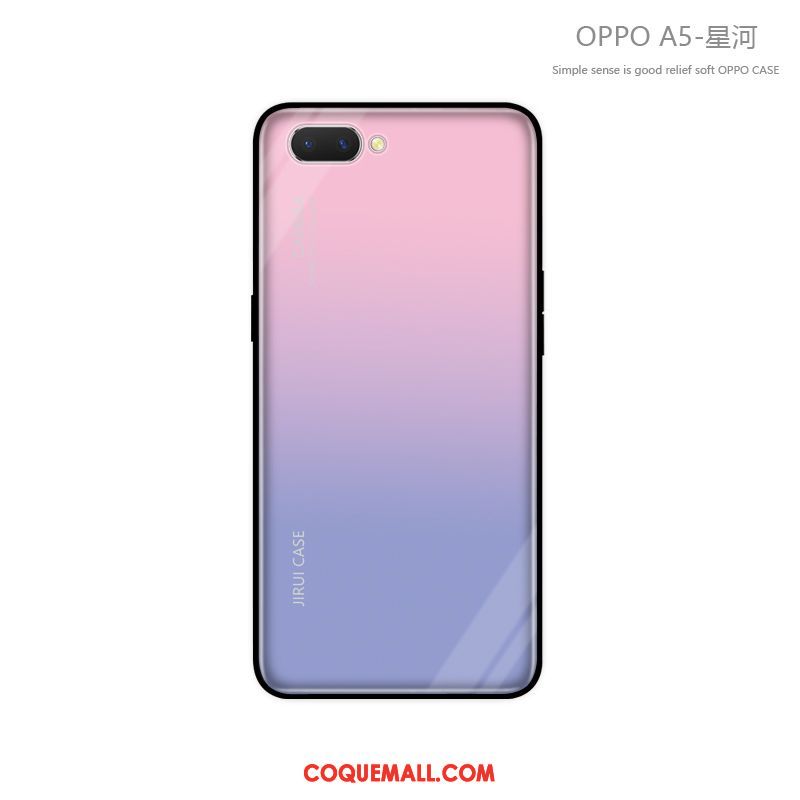 Étui Oppo A5 Tout Compris Clair Marque De Tendance, Coque Oppo A5 Incassable Fluide Doux