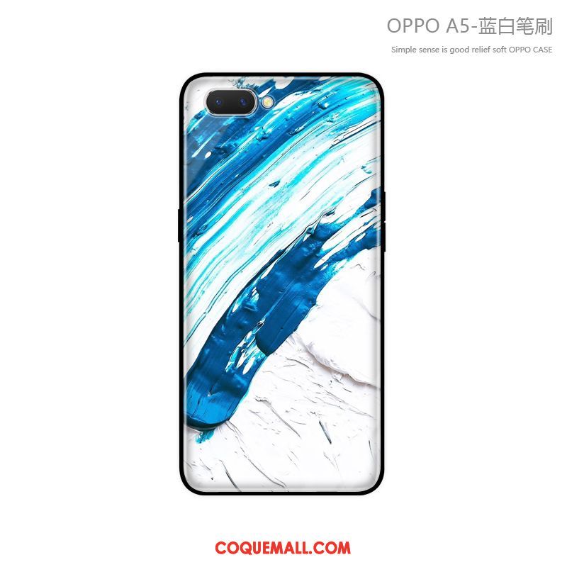 Étui Oppo A5 Tout Compris Clair Marque De Tendance, Coque Oppo A5 Incassable Fluide Doux