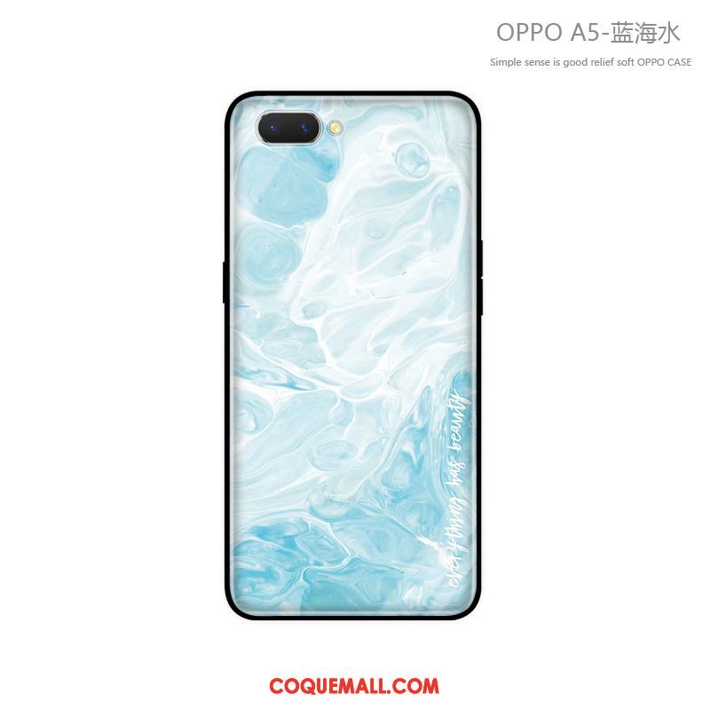 Étui Oppo A5 Tout Compris Clair Marque De Tendance, Coque Oppo A5 Incassable Fluide Doux