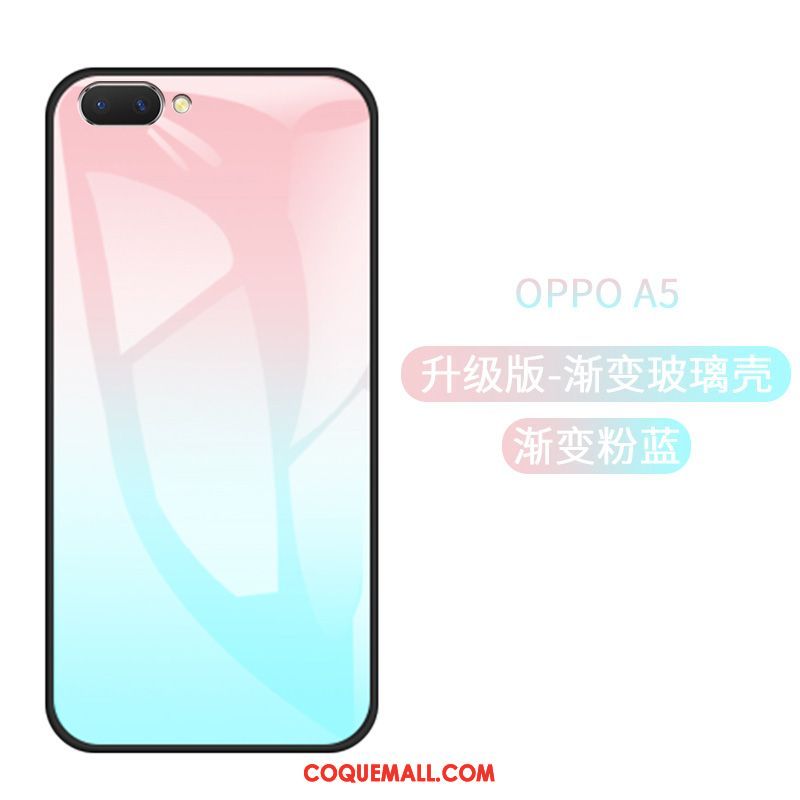 Étui Oppo A5 Tout Compris Cool Tendance, Coque Oppo A5 Net Rouge Personnalité