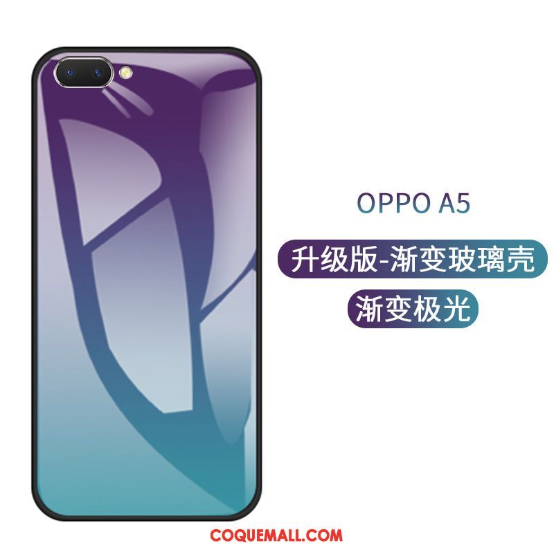 Étui Oppo A5 Tout Compris Cool Tendance, Coque Oppo A5 Net Rouge Personnalité