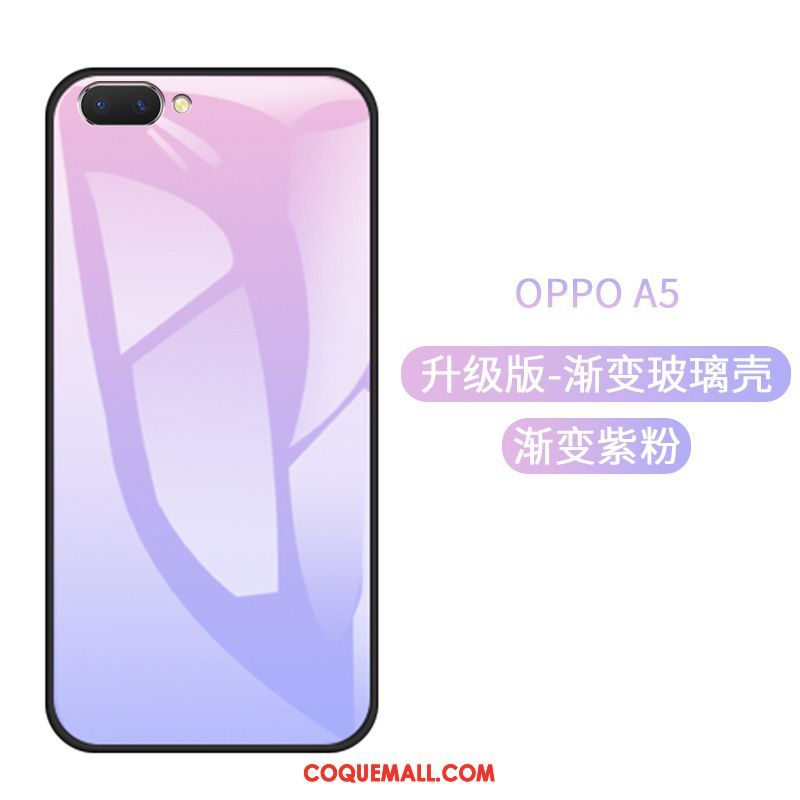 Étui Oppo A5 Tout Compris Cool Tendance, Coque Oppo A5 Net Rouge Personnalité