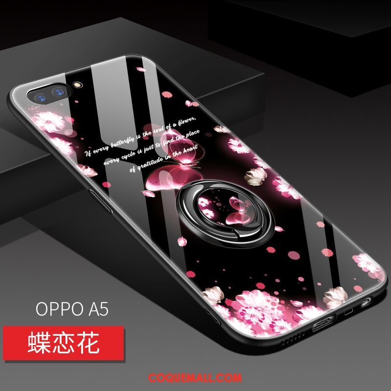 Étui Oppo A5 Tout Compris Silicone Incassable, Coque Oppo A5 Créatif Rouge