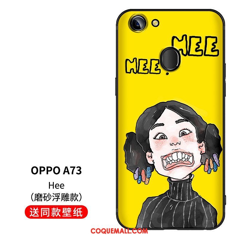 Étui Oppo A73 Drôle Original Silicone, Coque Oppo A73 Créatif Protection