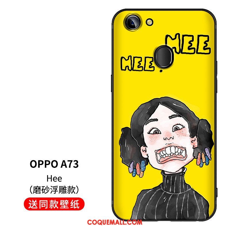 Étui Oppo A73 Drôle Original Silicone, Coque Oppo A73 Créatif Protection