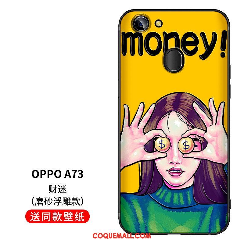 Étui Oppo A73 Drôle Original Silicone, Coque Oppo A73 Créatif Protection