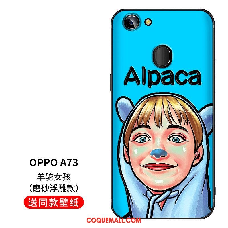 Étui Oppo A73 Drôle Original Silicone, Coque Oppo A73 Créatif Protection