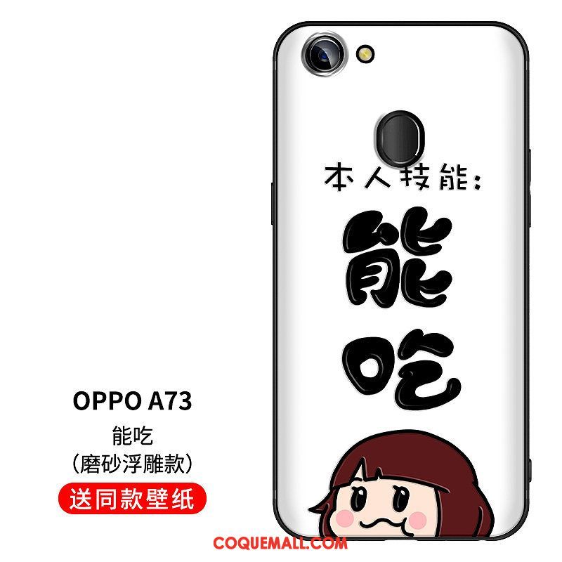 Étui Oppo A73 Drôle Original Silicone, Coque Oppo A73 Créatif Protection