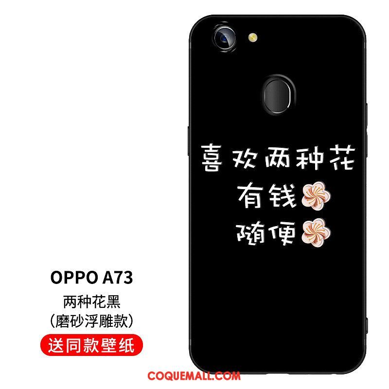 Étui Oppo A73 Drôle Original Silicone, Coque Oppo A73 Créatif Protection