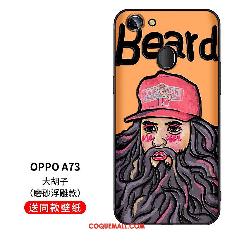 Étui Oppo A73 Drôle Original Silicone, Coque Oppo A73 Créatif Protection