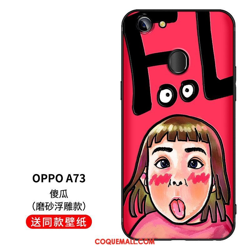 Étui Oppo A73 Drôle Original Silicone, Coque Oppo A73 Créatif Protection