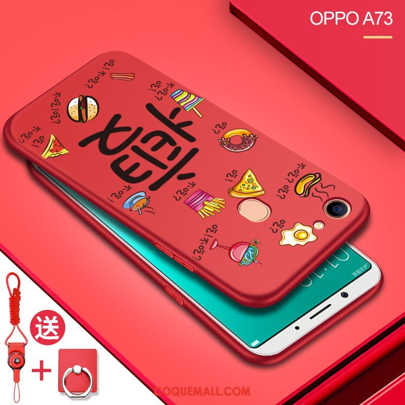 Étui Oppo A73 Délavé En Daim Charmant Silicone, Coque Oppo A73 Personnalité Tout Compris