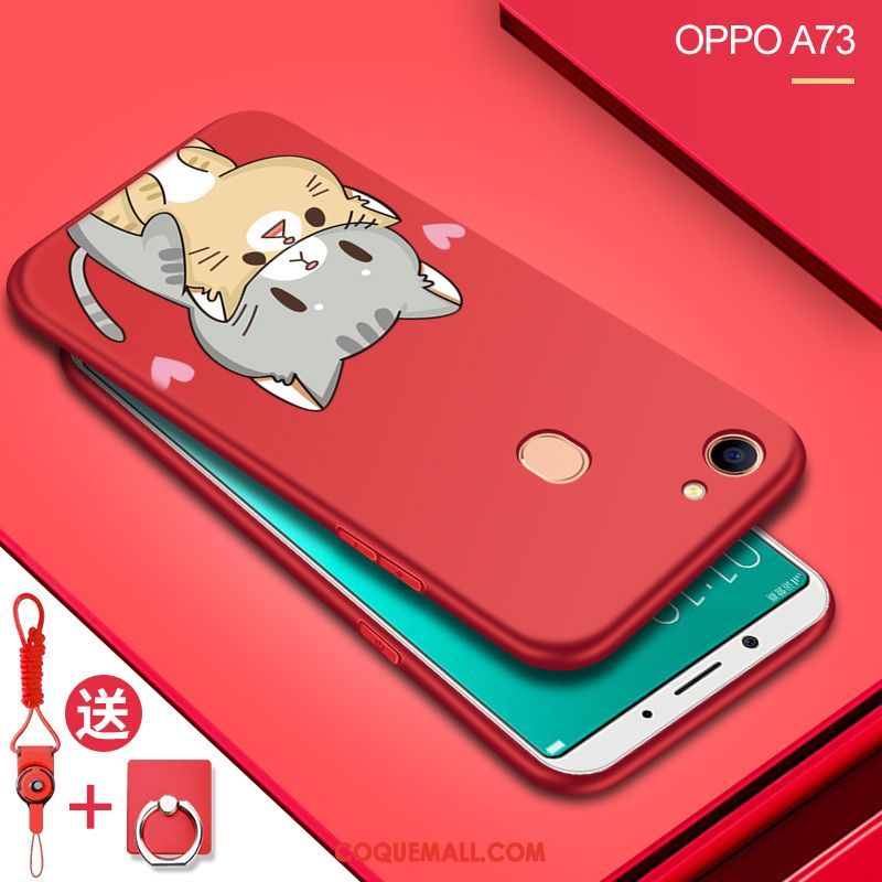 Étui Oppo A73 Délavé En Daim Charmant Silicone, Coque Oppo A73 Personnalité Tout Compris