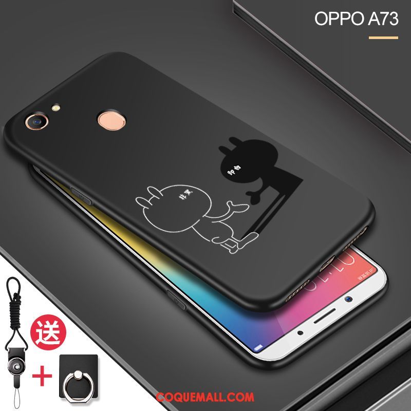 Étui Oppo A73 Délavé En Daim Charmant Silicone, Coque Oppo A73 Personnalité Tout Compris