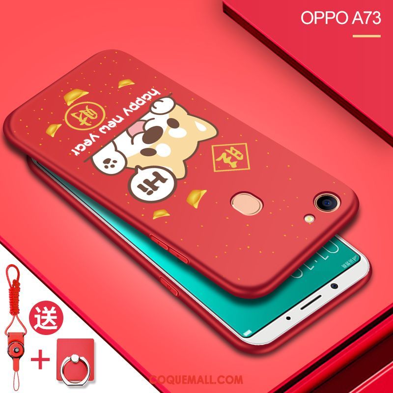 Étui Oppo A73 Délavé En Daim Charmant Silicone, Coque Oppo A73 Personnalité Tout Compris