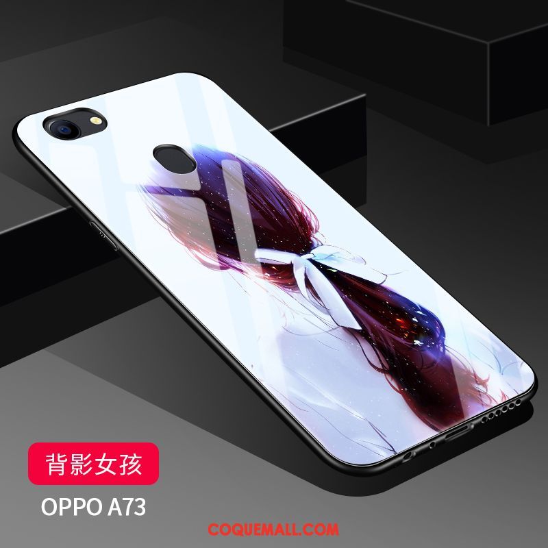 Étui Oppo A73 Délavé En Daim Créatif Transparent, Coque Oppo A73 Personnalité Nouveau