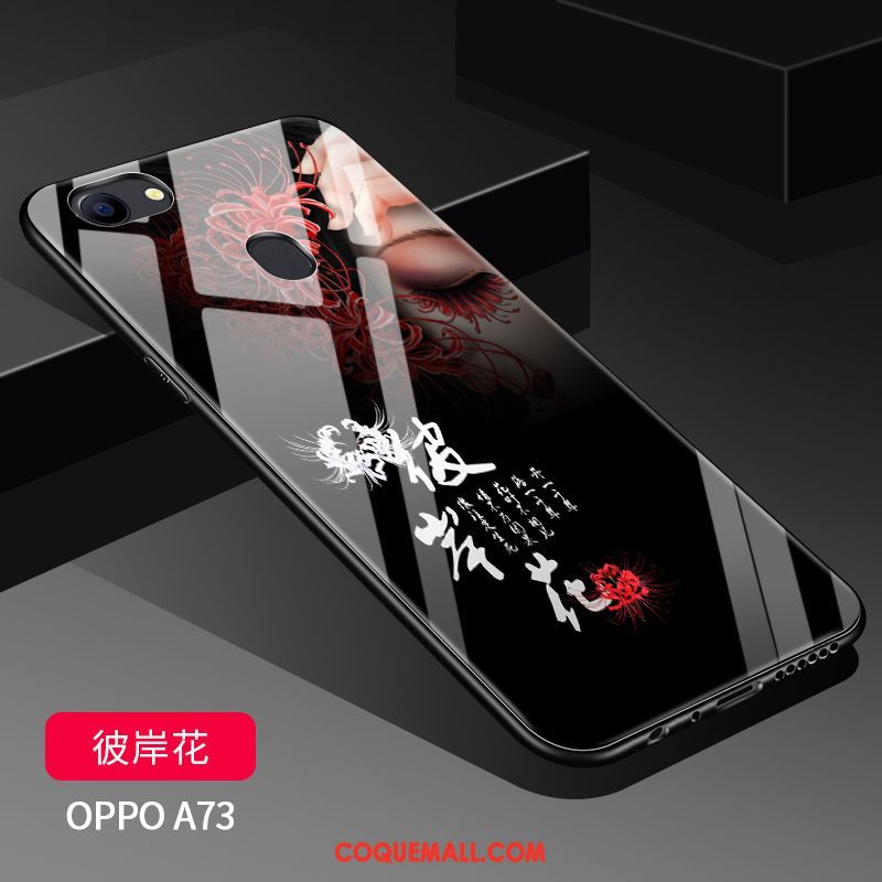 Étui Oppo A73 Délavé En Daim Créatif Transparent, Coque Oppo A73 Personnalité Nouveau