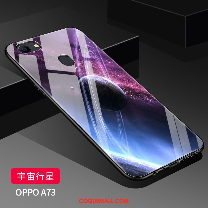 Étui Oppo A73 Délavé En Daim Créatif Transparent, Coque Oppo A73 Personnalité Nouveau