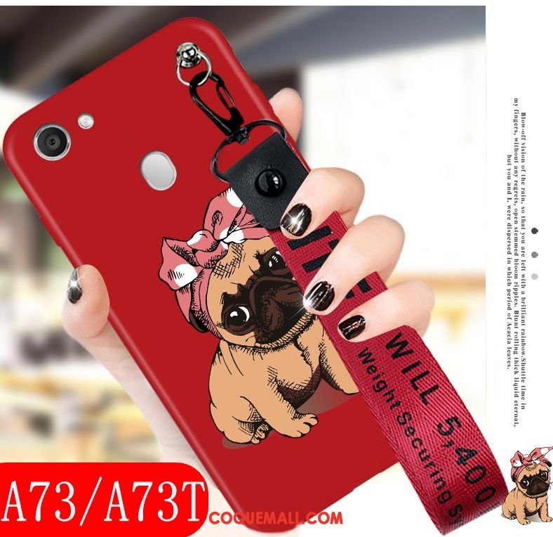 Étui Oppo A73 Fluide Doux Charmant Téléphone Portable, Coque Oppo A73 Personnalité Dessin Animé