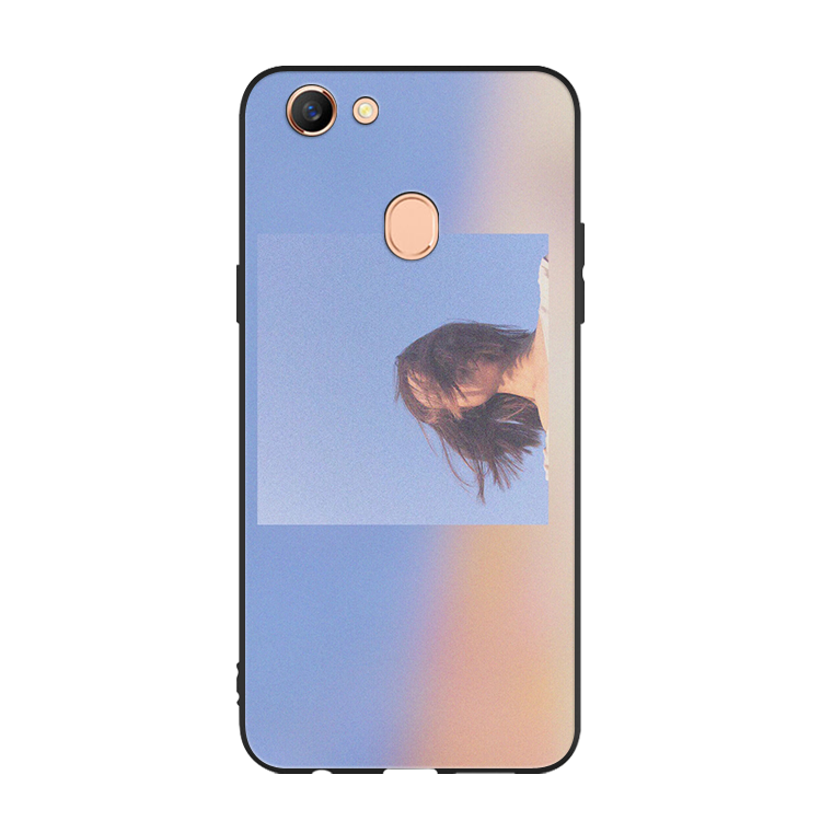 Étui Oppo A73 Fluide Doux Courte Ornements Suspendus, Coque Oppo A73 Incassable Noir