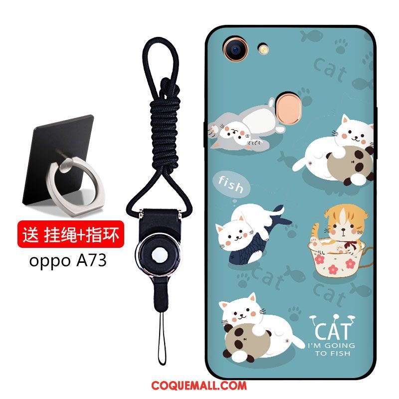 Étui Oppo A73 Incassable Protection Fluide Doux, Coque Oppo A73 Téléphone Portable Silicone