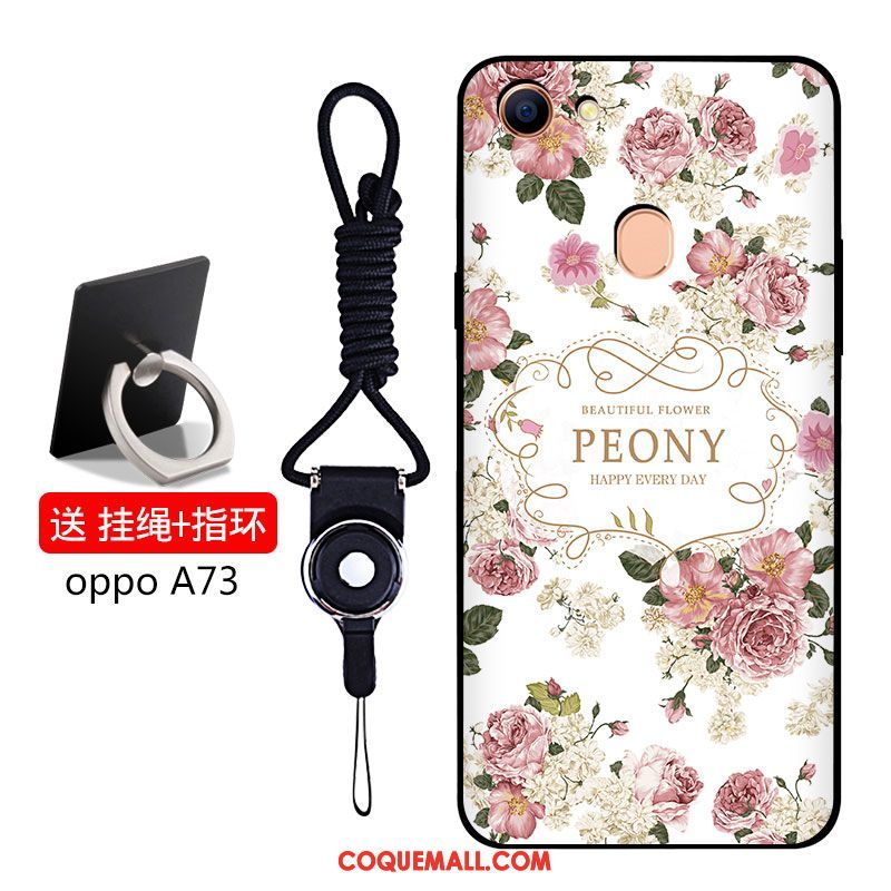 Étui Oppo A73 Incassable Protection Fluide Doux, Coque Oppo A73 Téléphone Portable Silicone