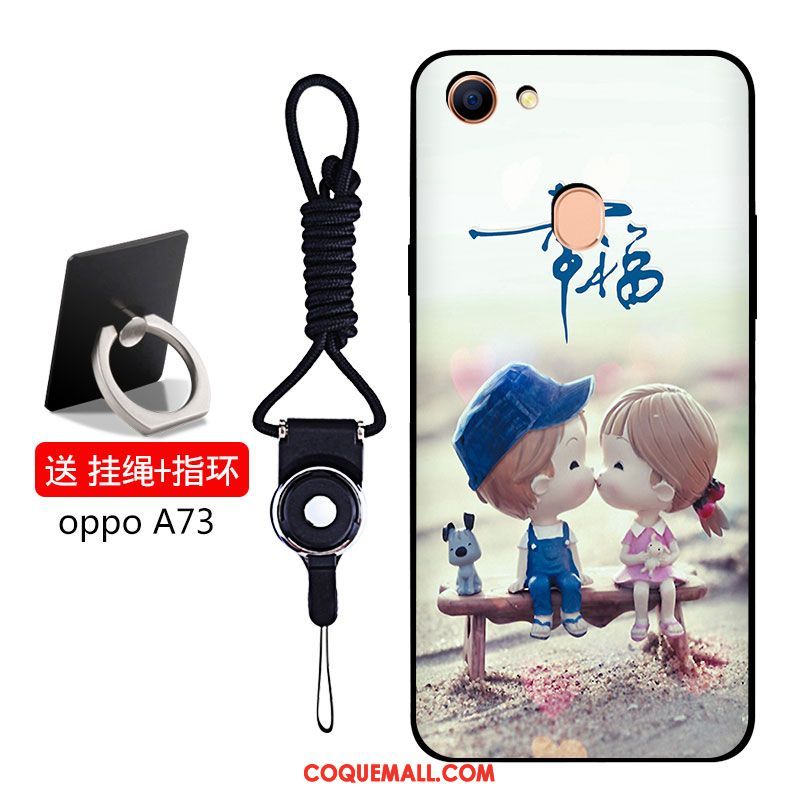 Étui Oppo A73 Incassable Protection Fluide Doux, Coque Oppo A73 Téléphone Portable Silicone