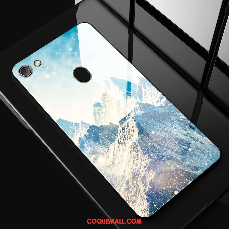 Étui Oppo A73 Mode Net Rouge Blanc, Coque Oppo A73 Incassable Dessin Animé