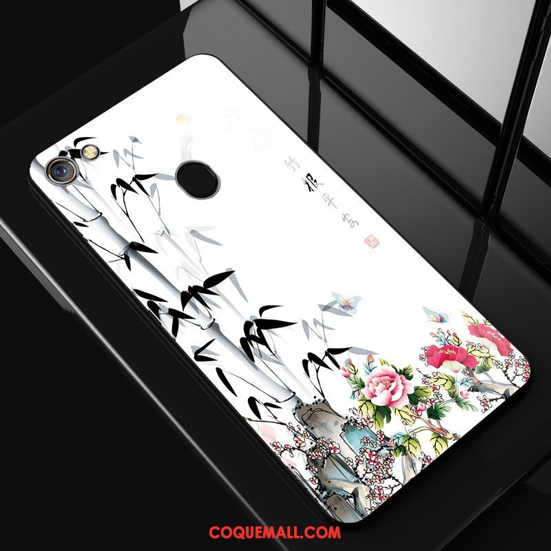 Étui Oppo A73 Mode Net Rouge Blanc, Coque Oppo A73 Incassable Dessin Animé