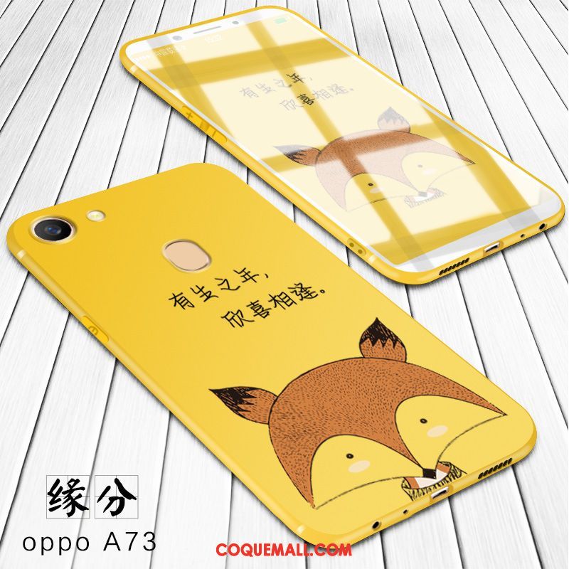 Étui Oppo A73 Personnalité Fluide Doux Tendance, Coque Oppo A73 Téléphone Portable Incassable