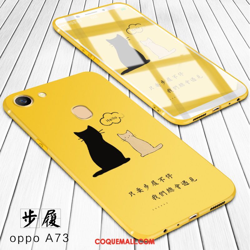 Étui Oppo A73 Personnalité Fluide Doux Tendance, Coque Oppo A73 Téléphone Portable Incassable