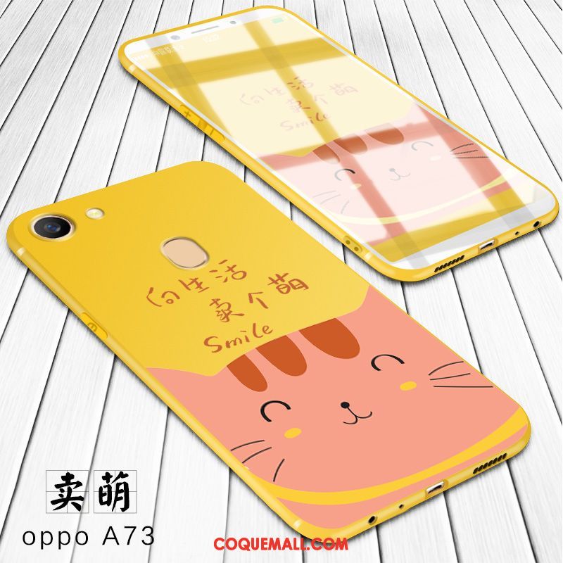 Étui Oppo A73 Personnalité Fluide Doux Tendance, Coque Oppo A73 Téléphone Portable Incassable