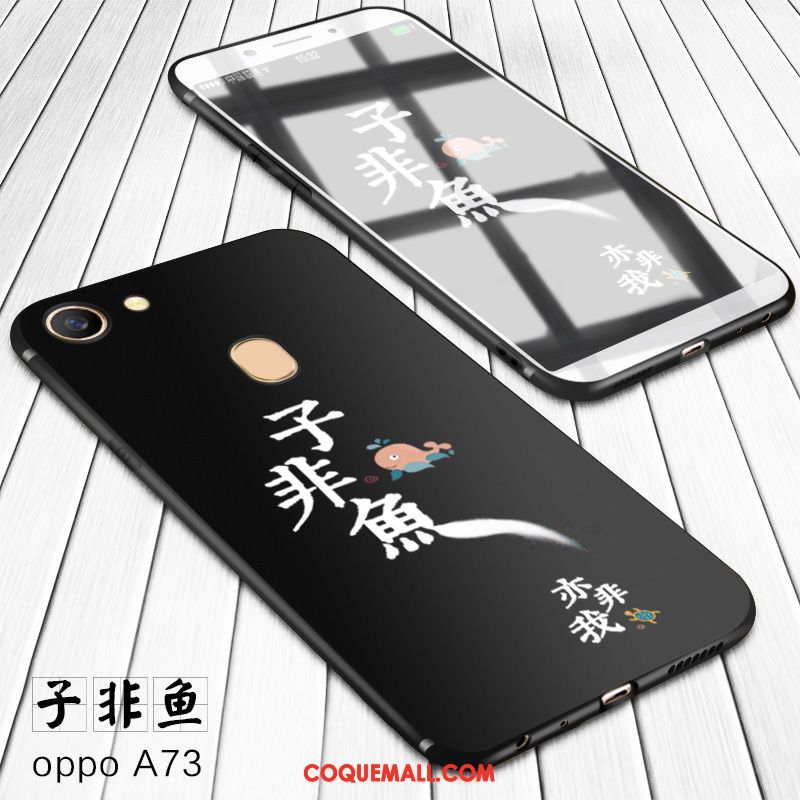 Étui Oppo A73 Personnalité Fluide Doux Tendance, Coque Oppo A73 Téléphone Portable Incassable