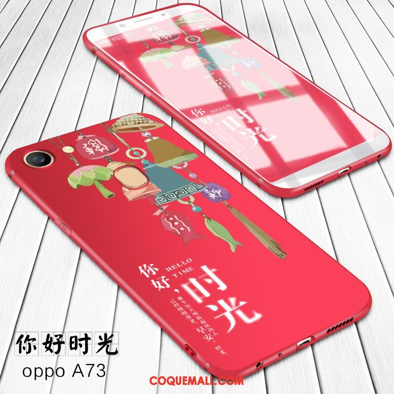 Étui Oppo A73 Personnalité Fluide Doux Tendance, Coque Oppo A73 Téléphone Portable Incassable