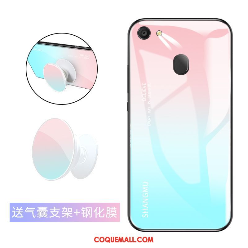 Étui Oppo A73 Personnalité Noir Téléphone Portable, Coque Oppo A73 Verre Tout Compris