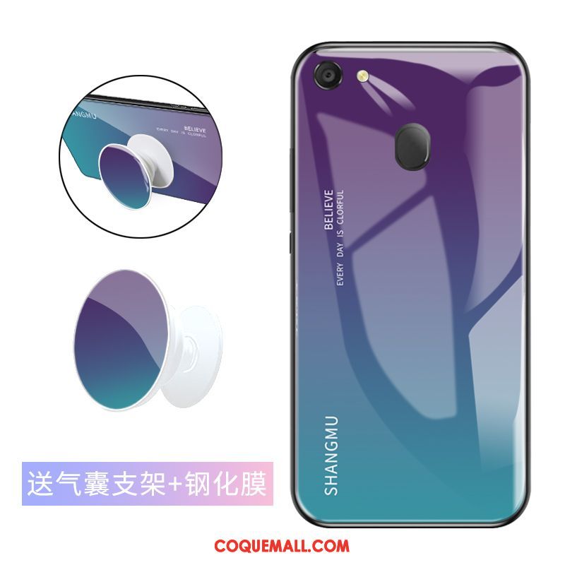 Étui Oppo A73 Personnalité Noir Téléphone Portable, Coque Oppo A73 Verre Tout Compris