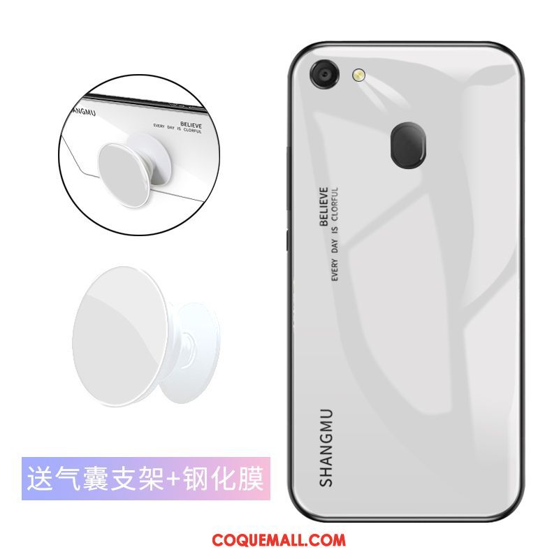 Étui Oppo A73 Personnalité Noir Téléphone Portable, Coque Oppo A73 Verre Tout Compris